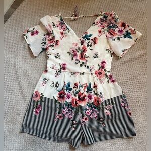 Trixxi Multicolor Floral Romper